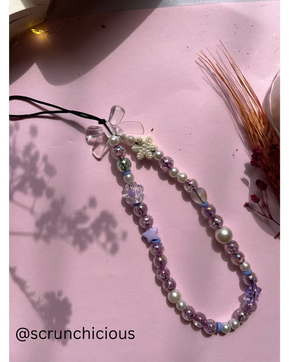 Lavendar phone charm