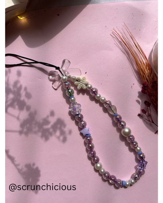 Lavendar phone charm